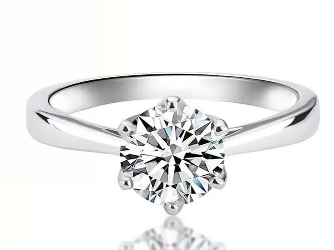 클래식 육발 반지 