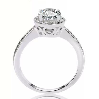 프린세스 커트 서라운드  반지