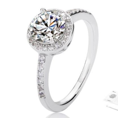 프린세스 커트 서라운드  반지