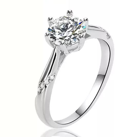 통링6프롱 솔리테어 반지