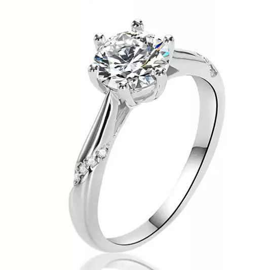 통링6프롱 솔리테어 반지