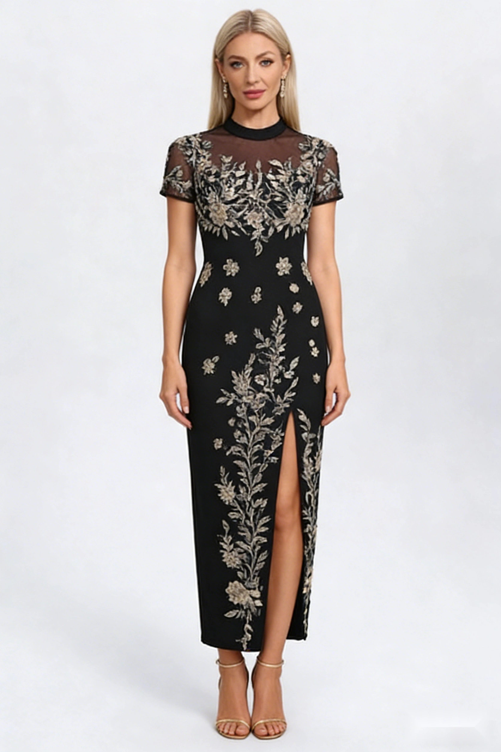 Bias-Cut Satin Slip Dress