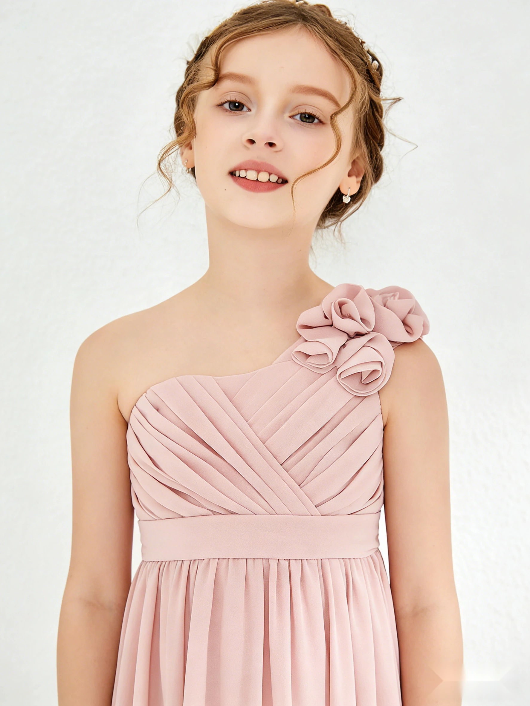 Puff Sleeve Dress with Floral Lace