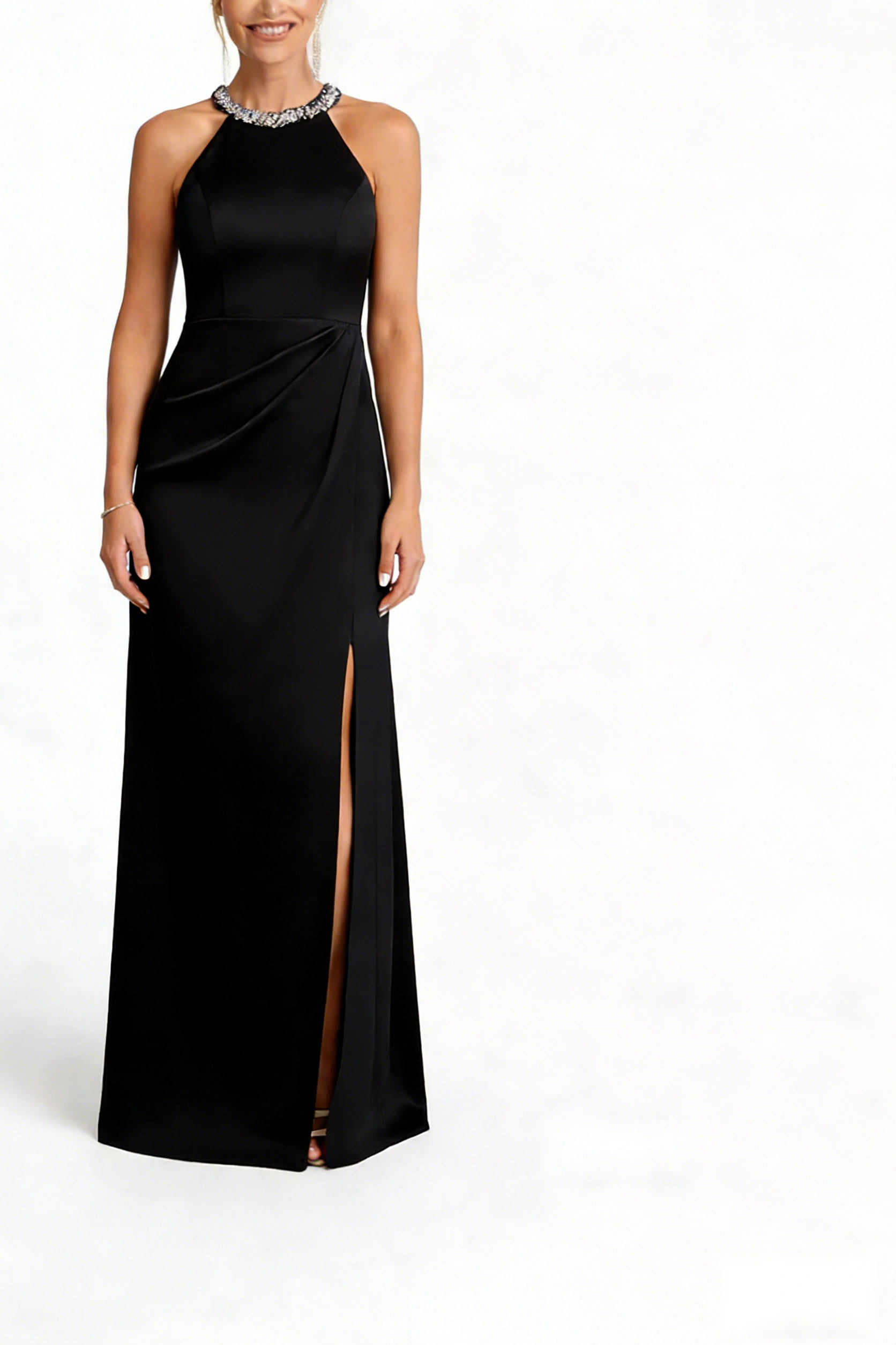 Puff Sleeve Cotton Voile Gown