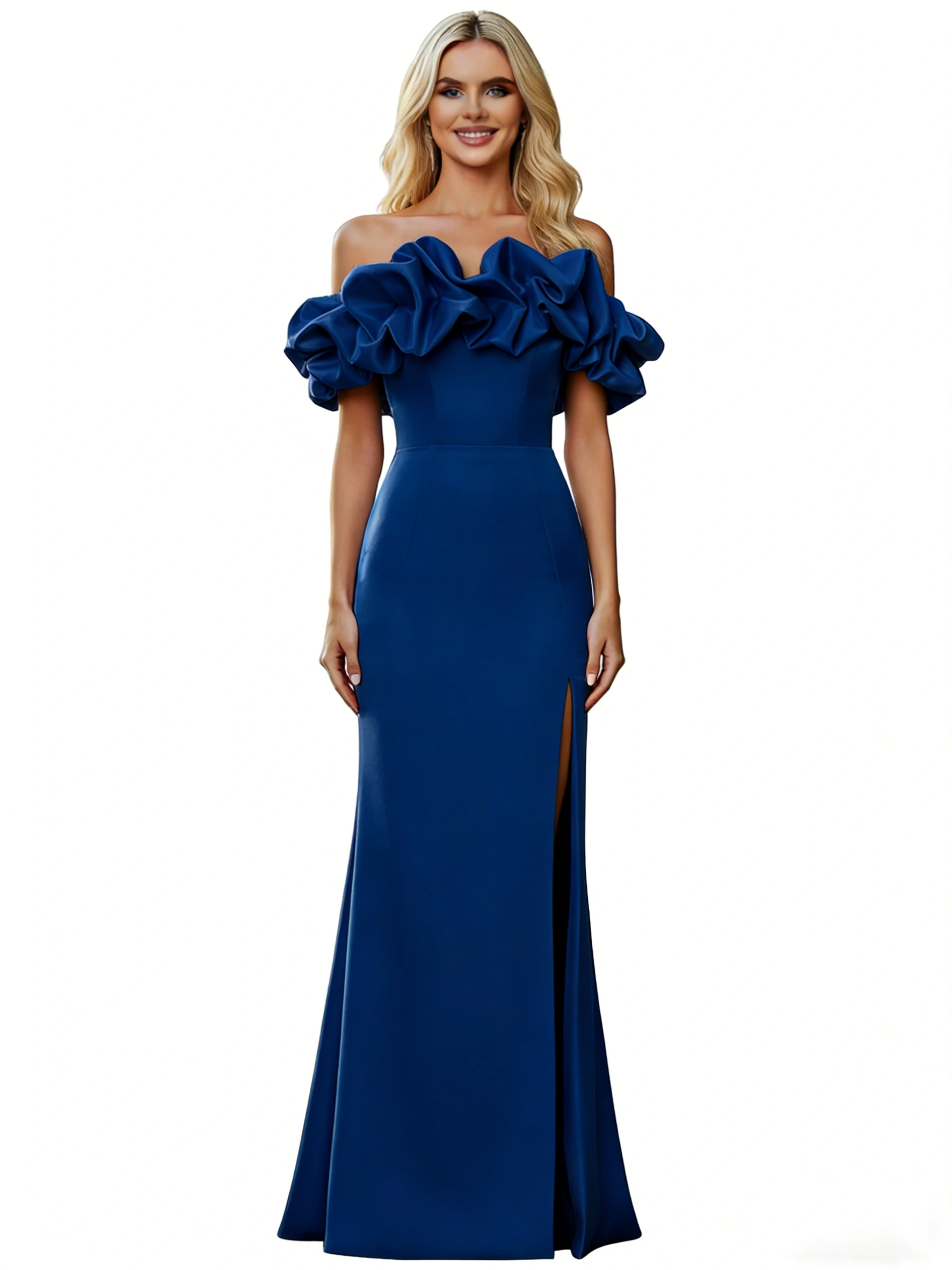 Glitter Tulle A-Line Party Gown