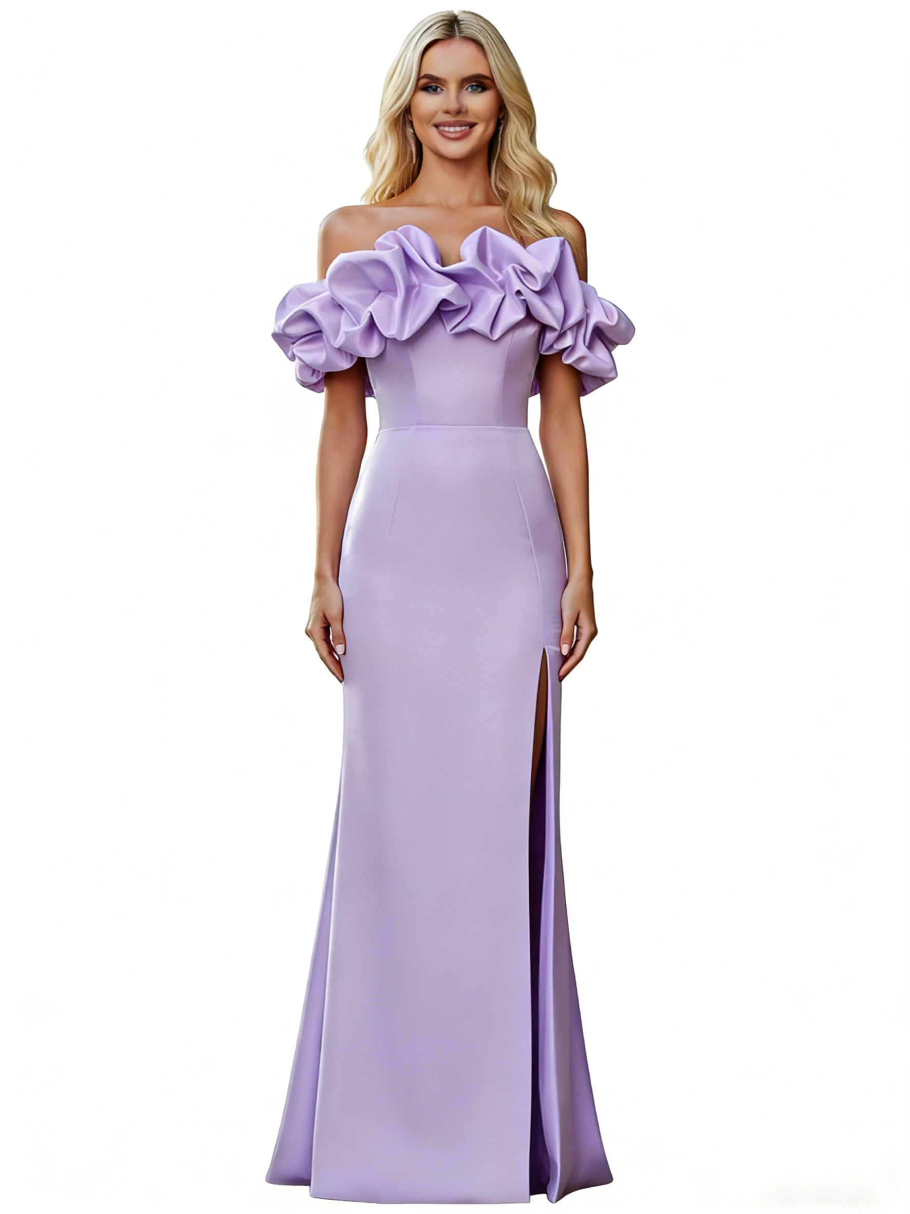 Glitter Tulle A-Line Party Gown