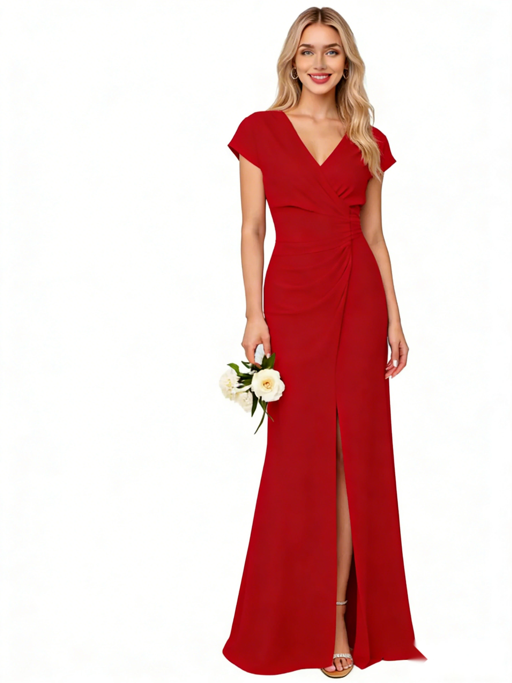 Satin Cowl Neck Slip Dress