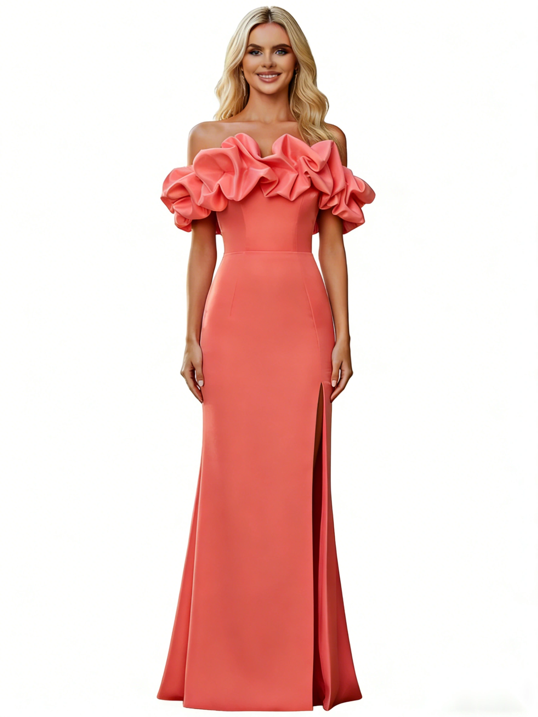 Glitter Tulle A-Line Party Gown