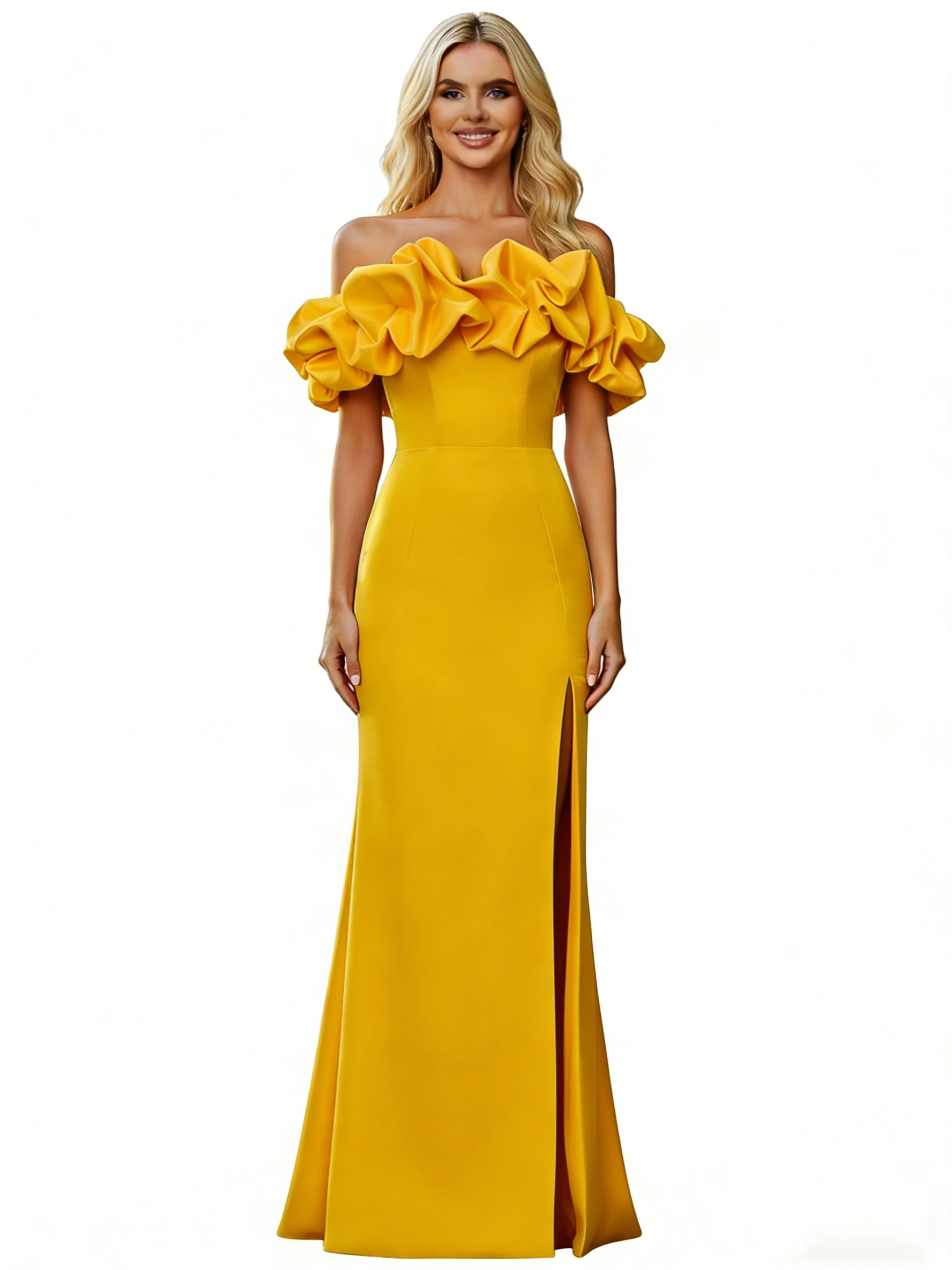 Glitter Tulle A-Line Party Gown