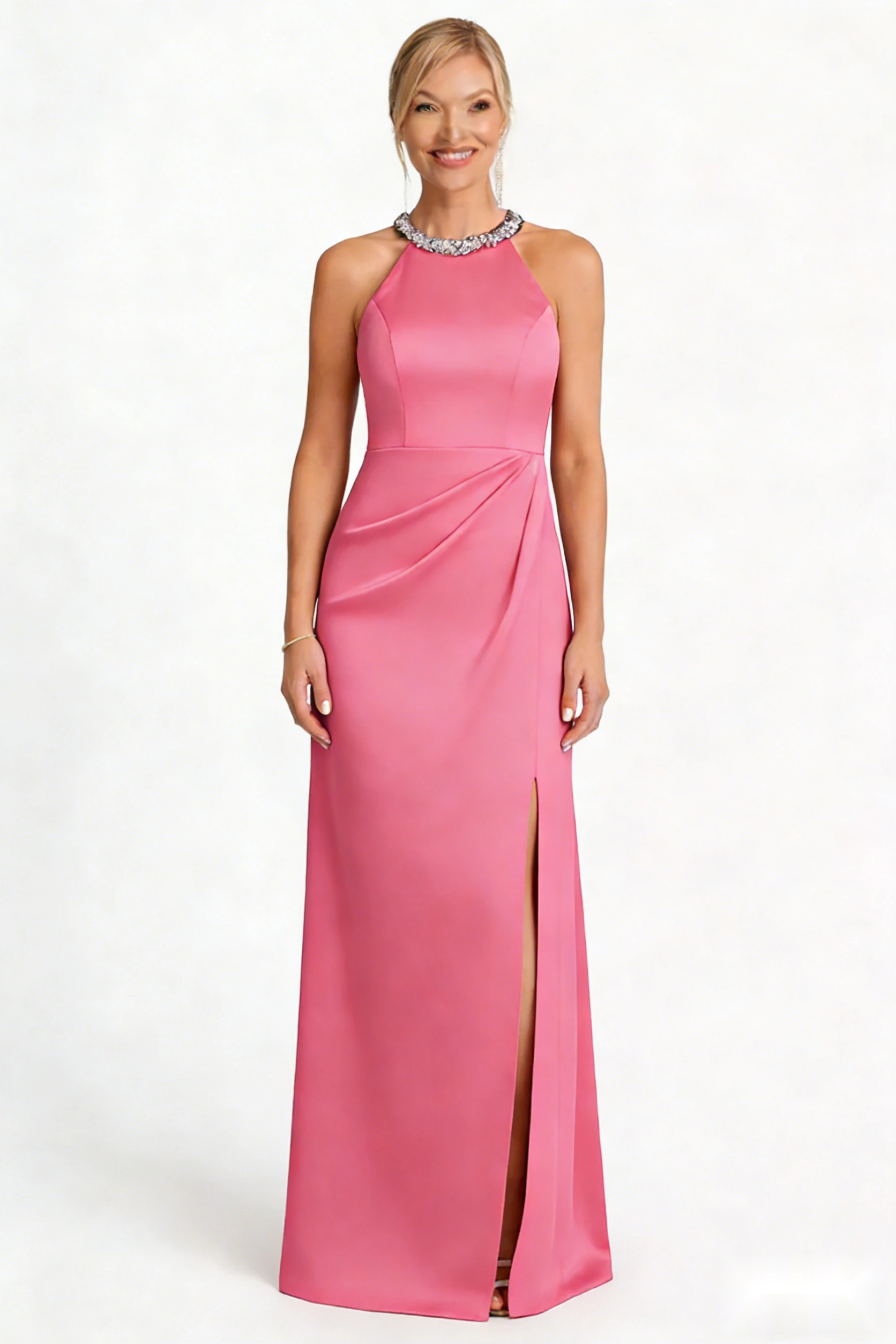 Puff Sleeve Cotton Voile Gown