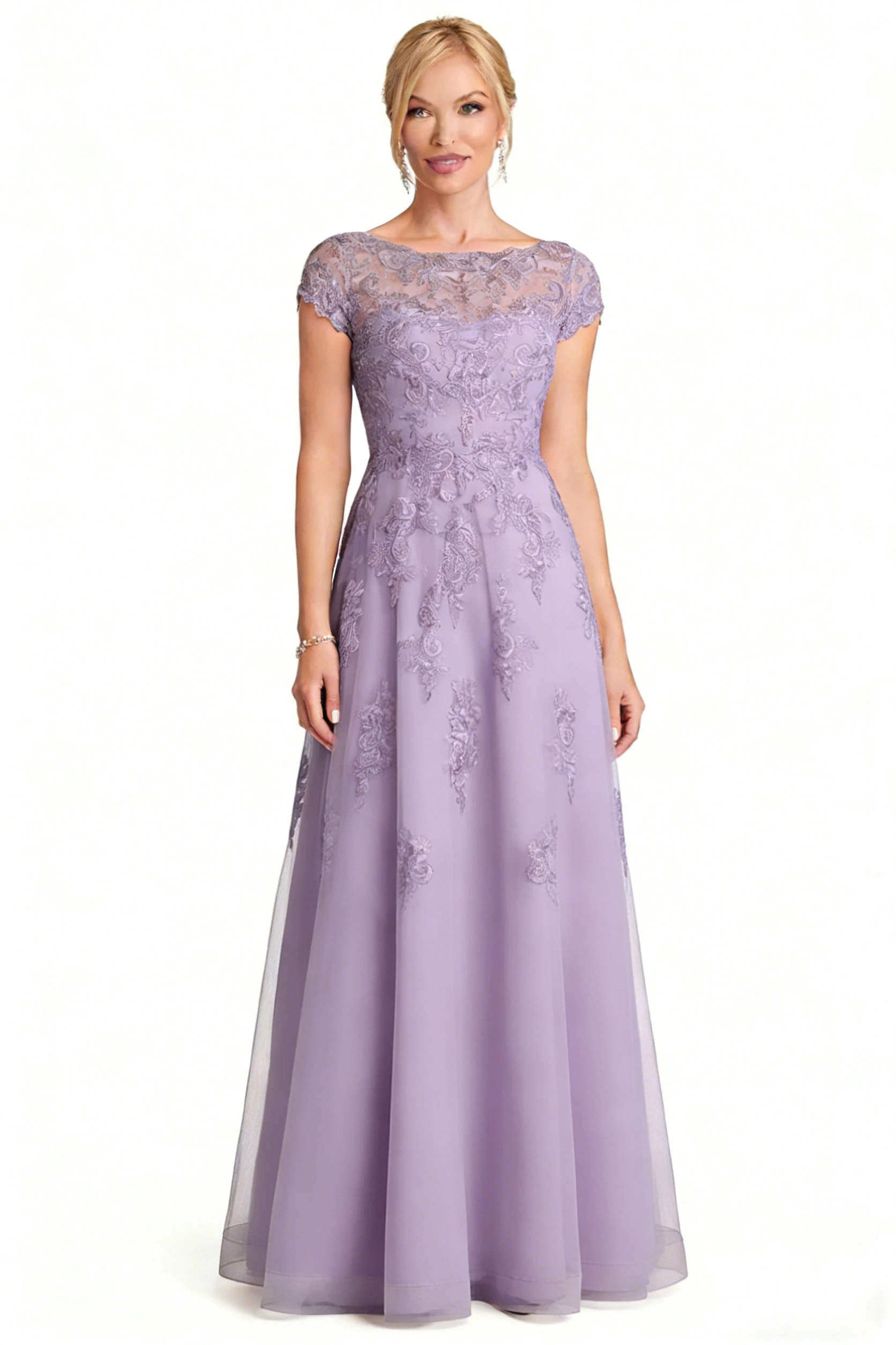 Layered Ruffle Chiffon Dress