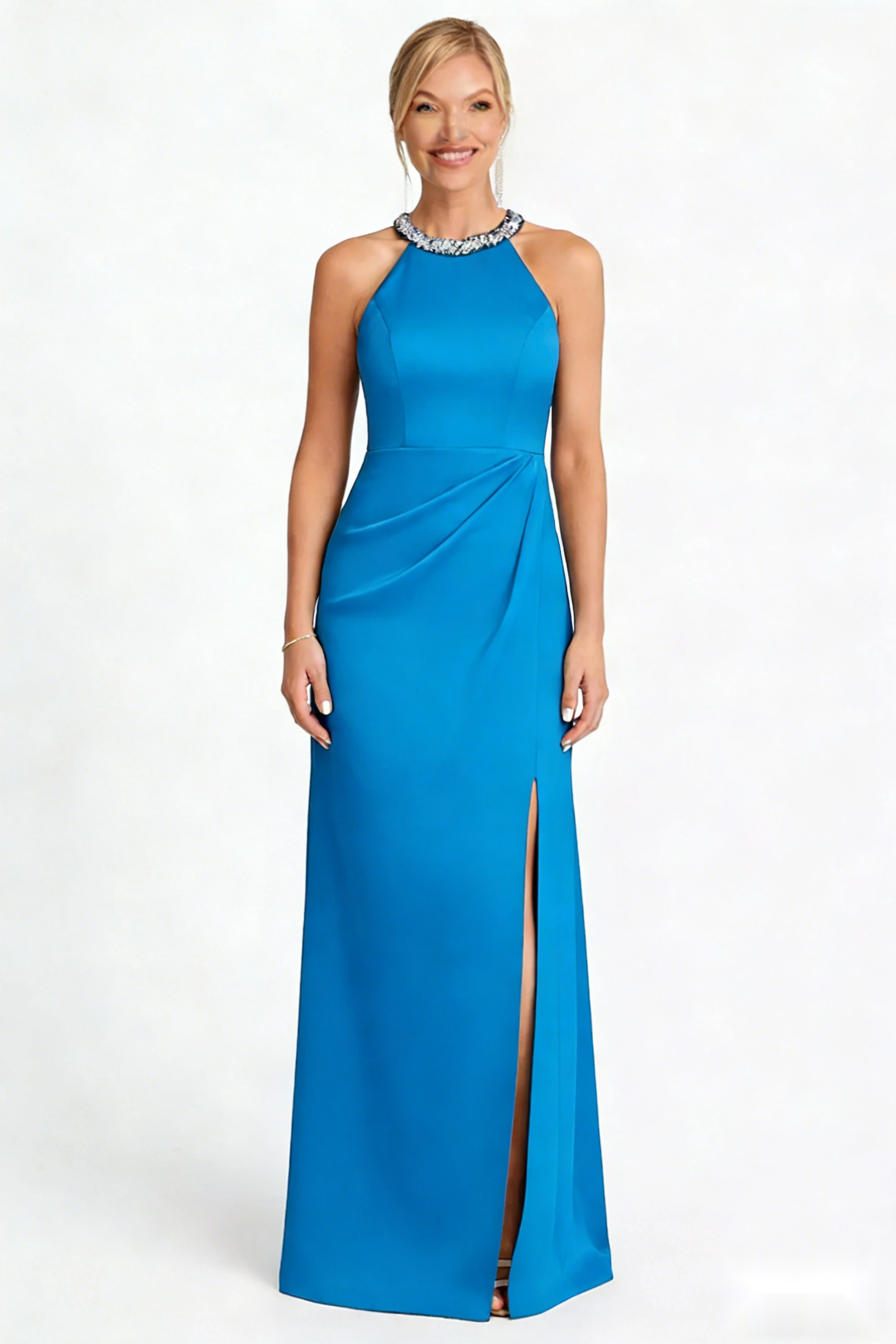 Puff Sleeve Cotton Voile Gown