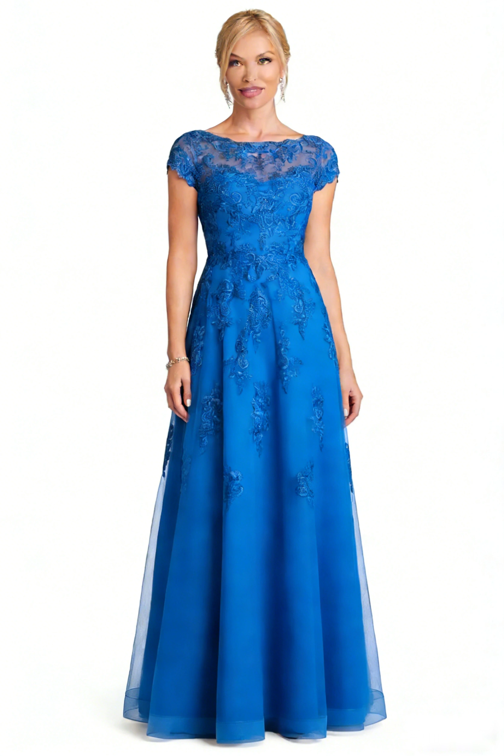 Layered Ruffle Chiffon Dress