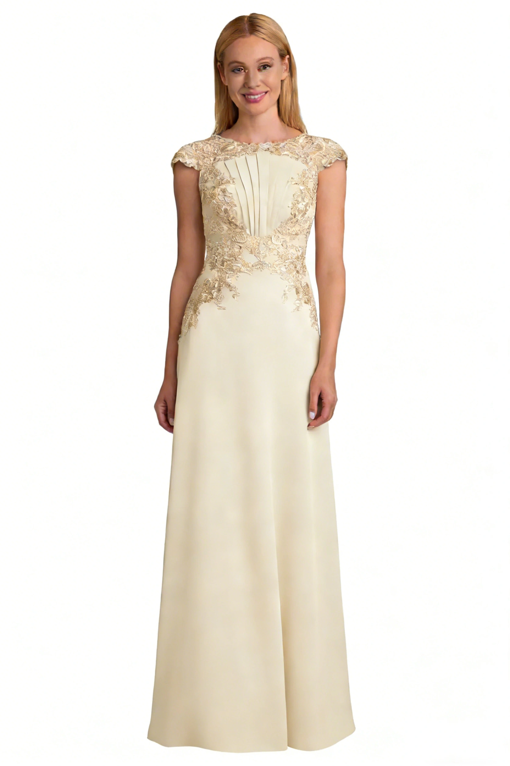 Floral Embroidered Tulle Dress