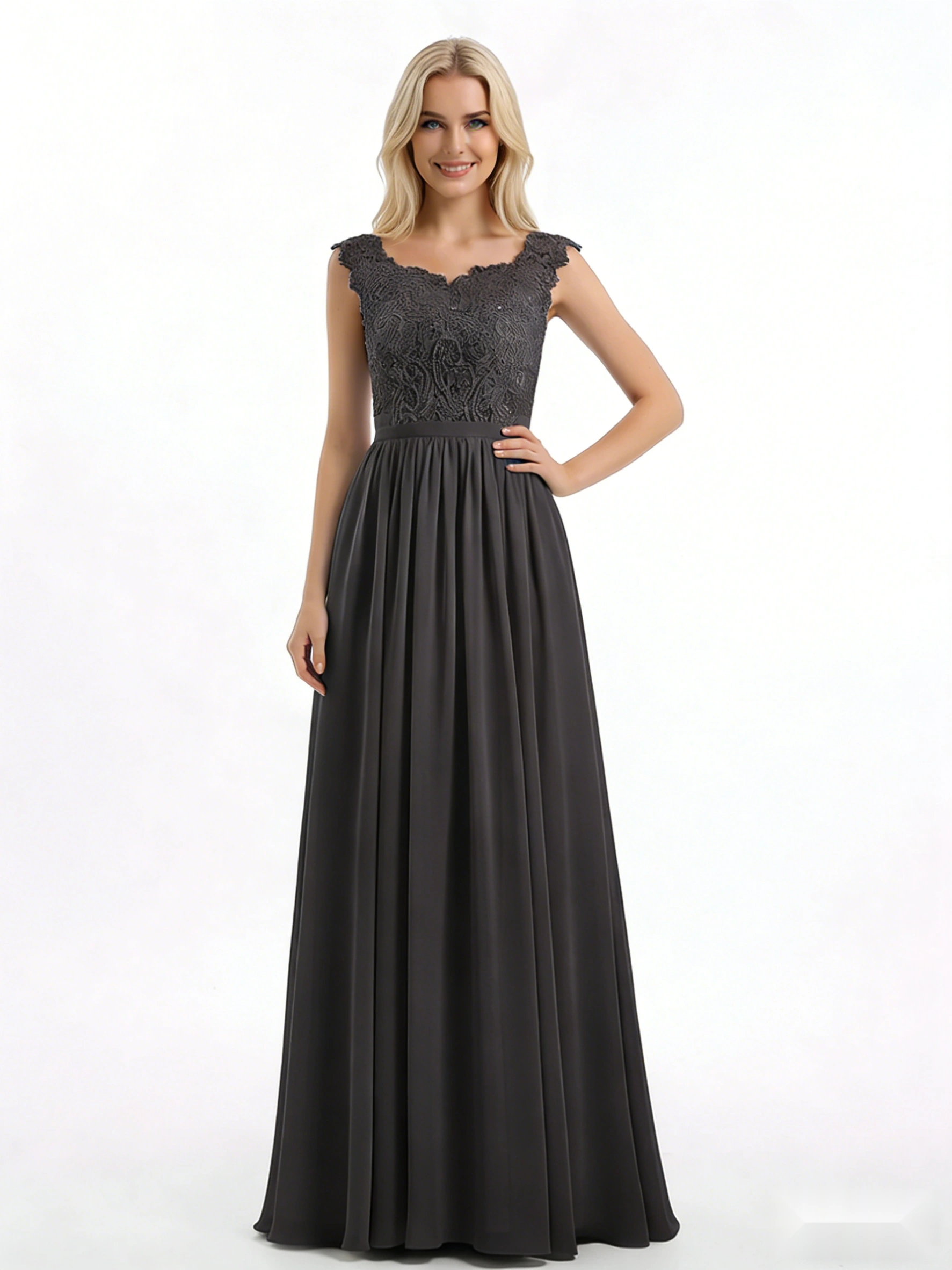 Feathered Hem Party Dress