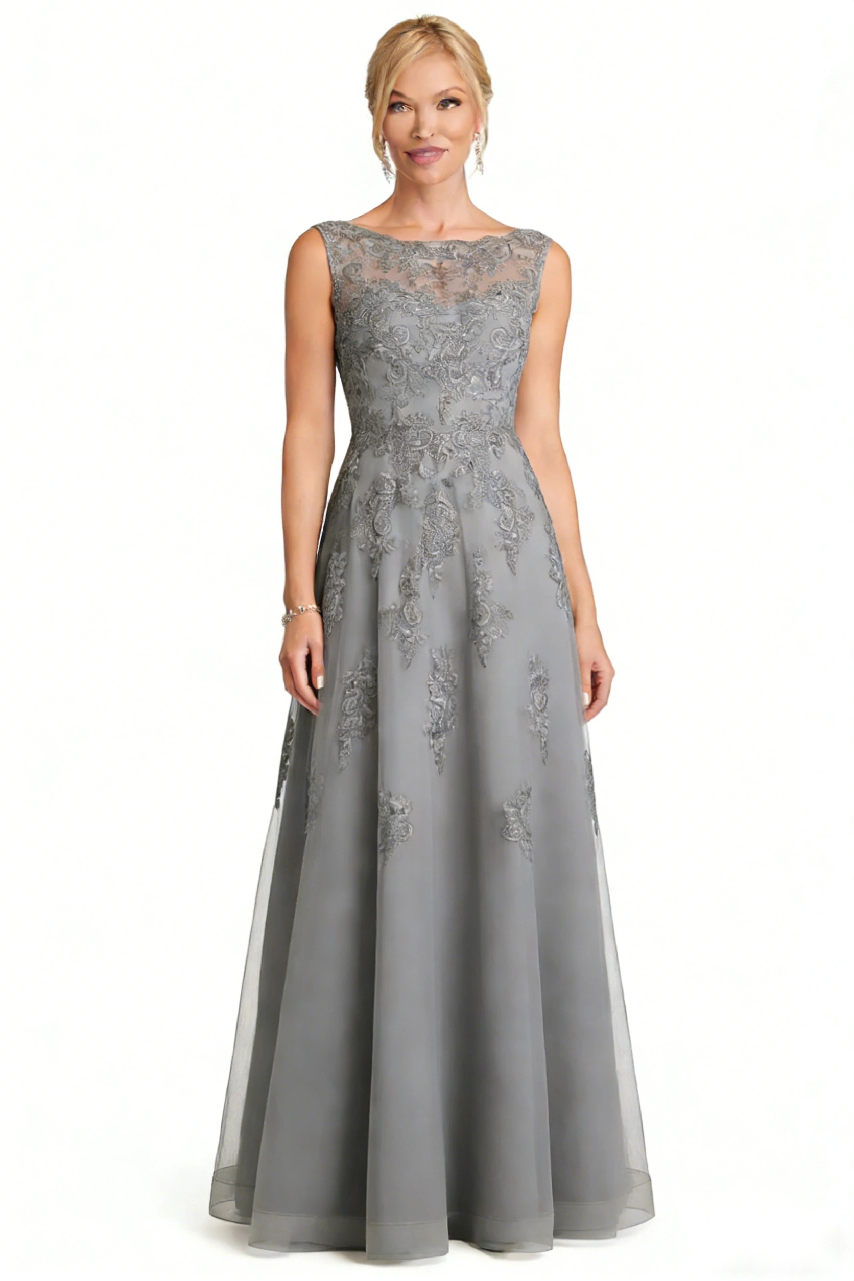 Layered Ruffle Chiffon Dress