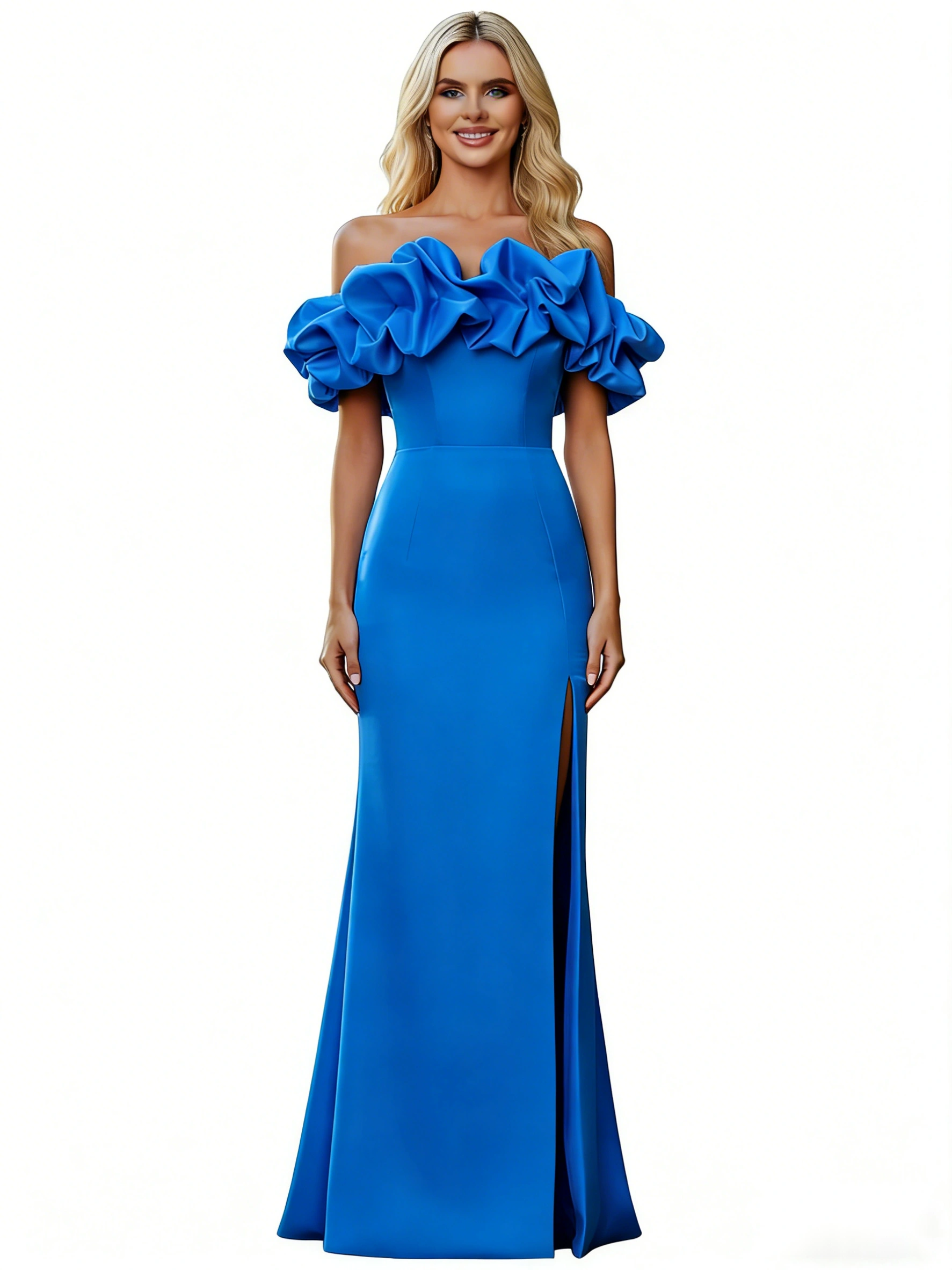 Glitter Tulle A-Line Party Gown