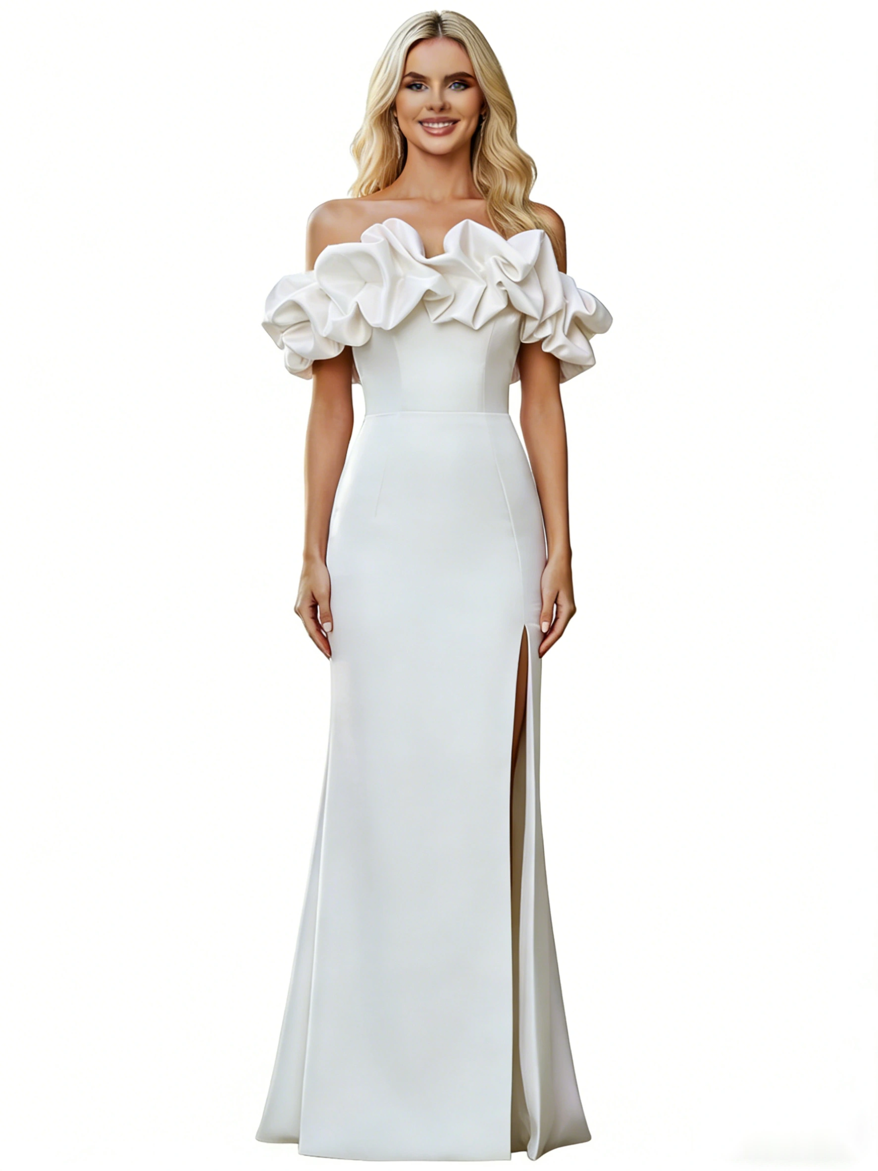 Glitter Tulle A-Line Party Gown