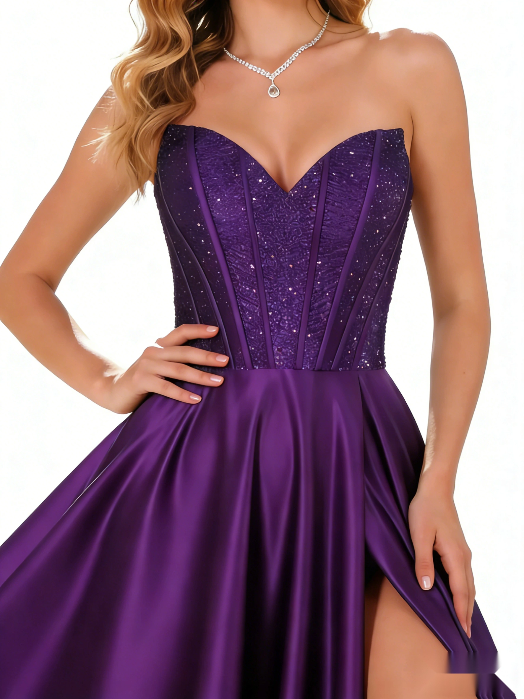 Velvet Wrap Midi Dress