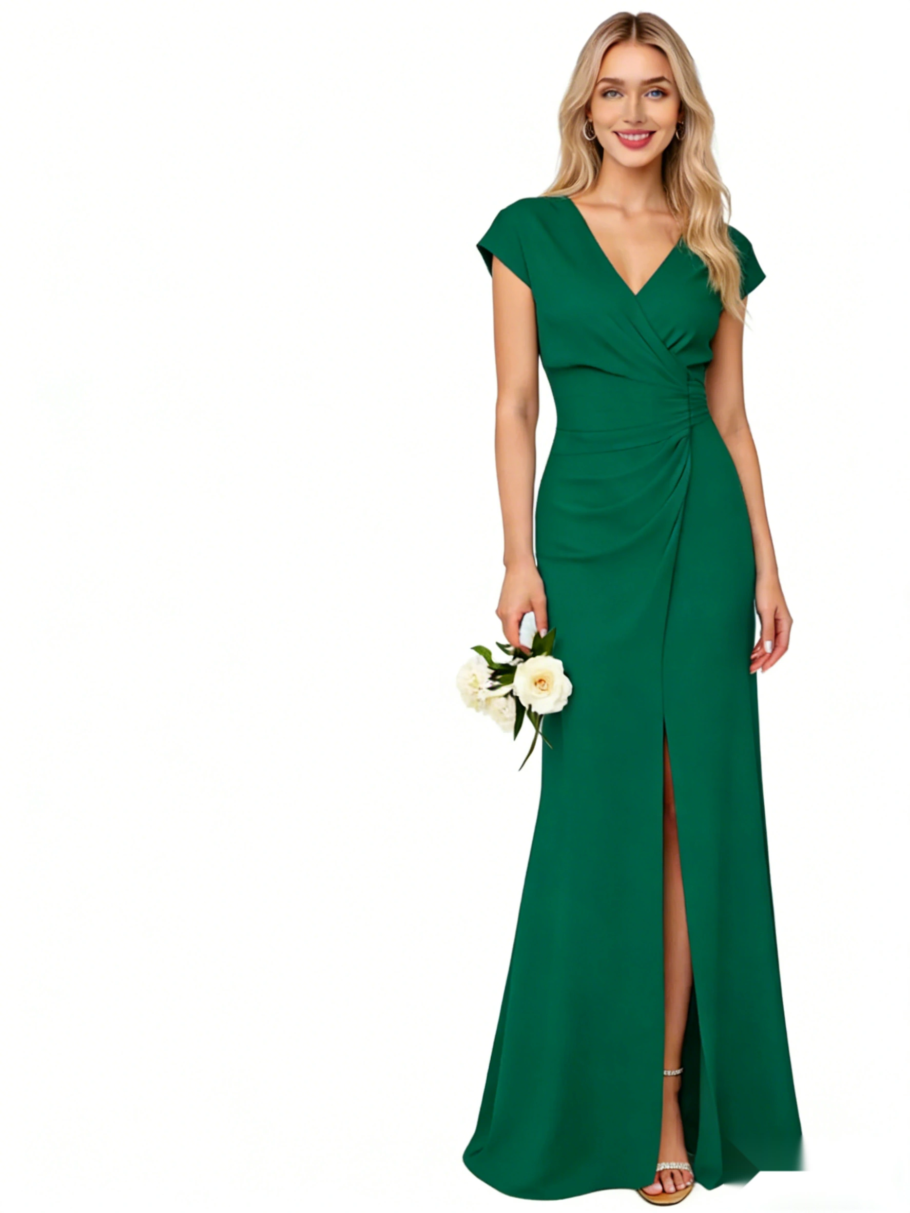 Satin Cowl Neck Slip Dress