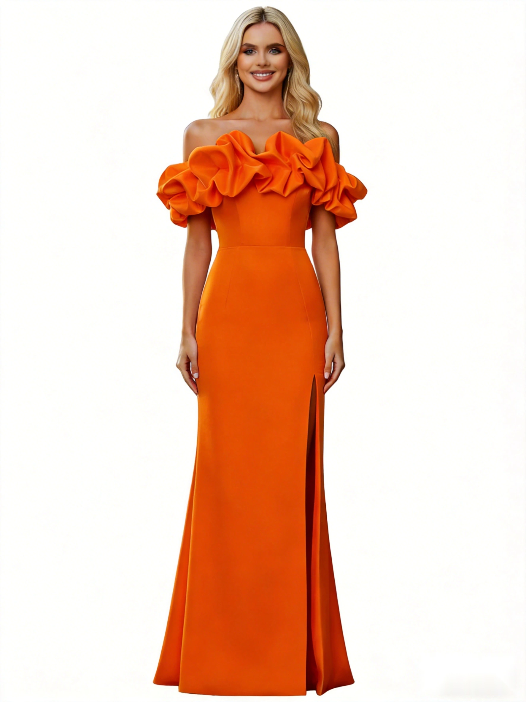 Glitter Tulle A-Line Party Gown