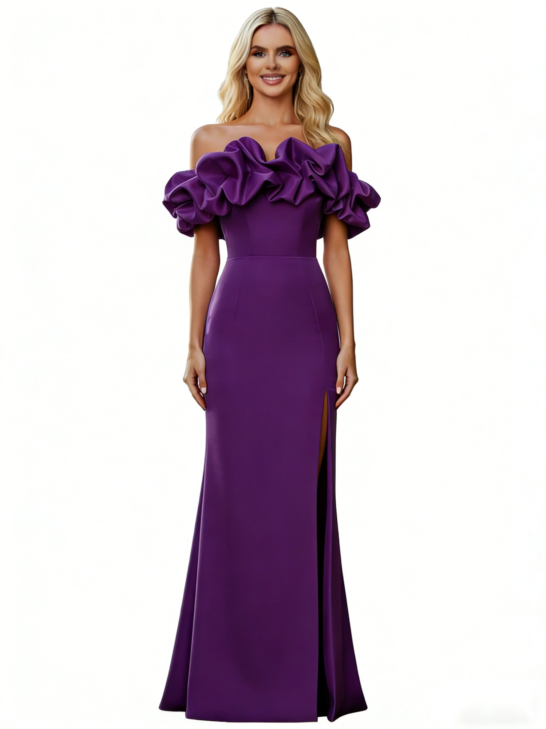 Glitter Tulle A-Line Party Gown