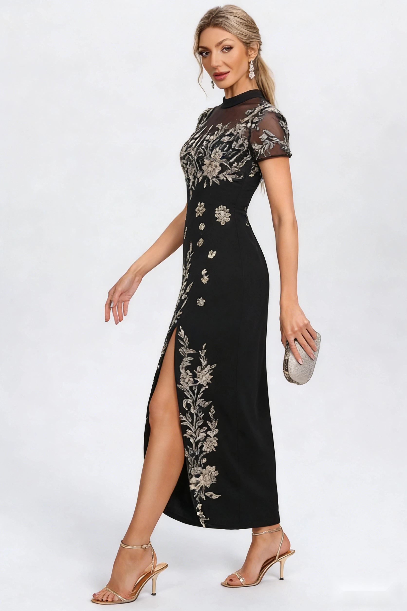 Bias-Cut Satin Slip Dress