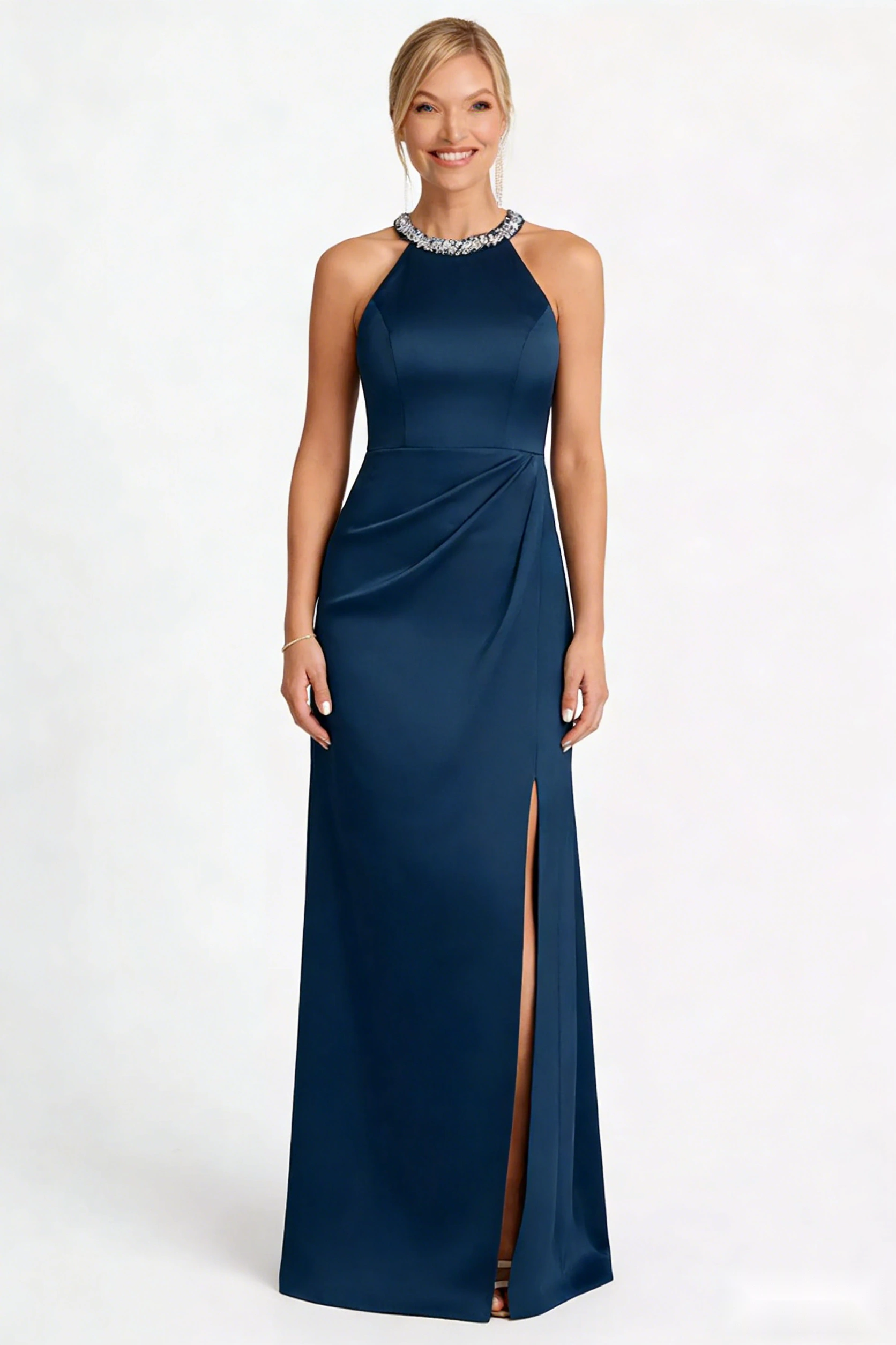 Puff Sleeve Cotton Voile Gown