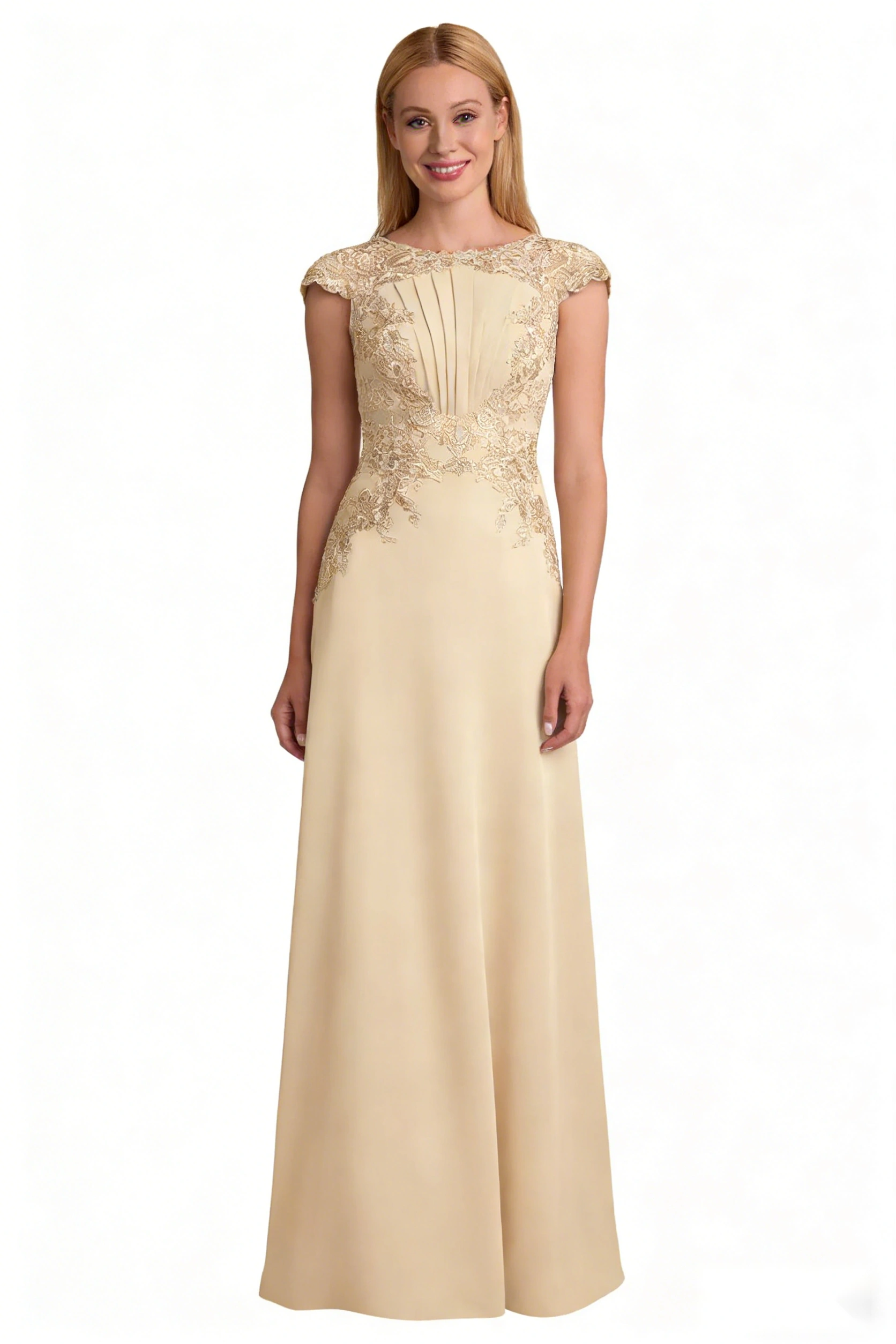 Floral Embroidered Tulle Dress