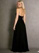 Halterneck Velvet Dress with Open Back
