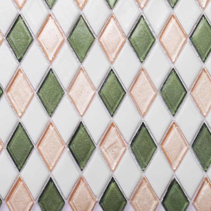 モザイクタイル正面のディテール拡大