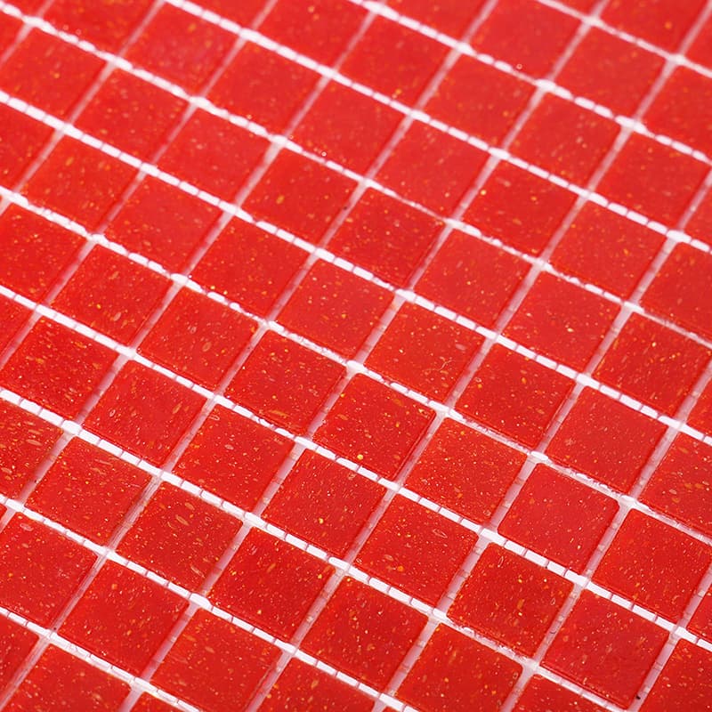 赤色サンド加工タイルの質感拡大図