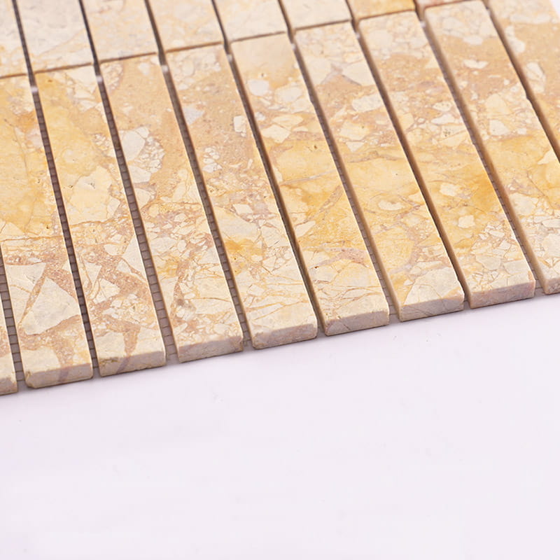 下部分を強調した大理石モザイクタイル写真