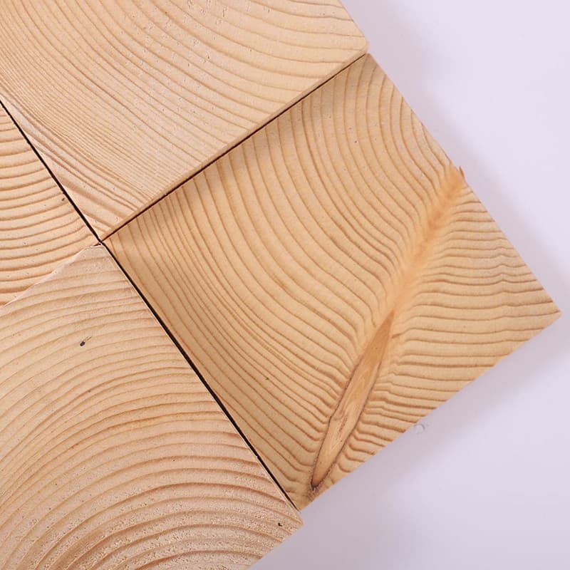 木目模様の浮き出しタイルの拡大ディテール