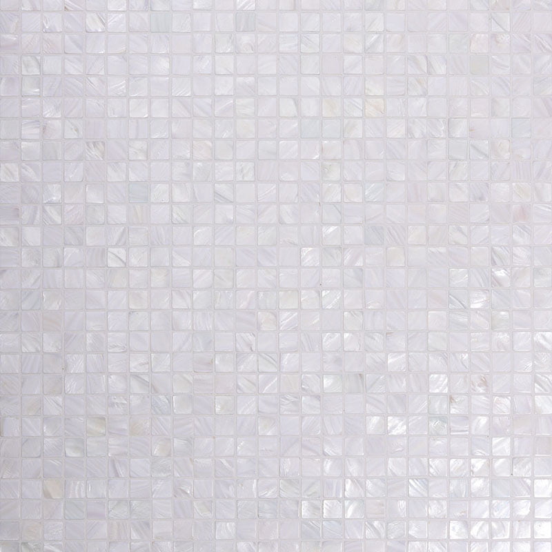 施工後の白貝モザイクタイル全体写真