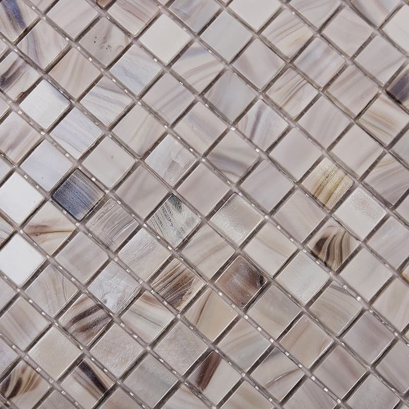 ガラスモザイクの模様を強調したアップ写真