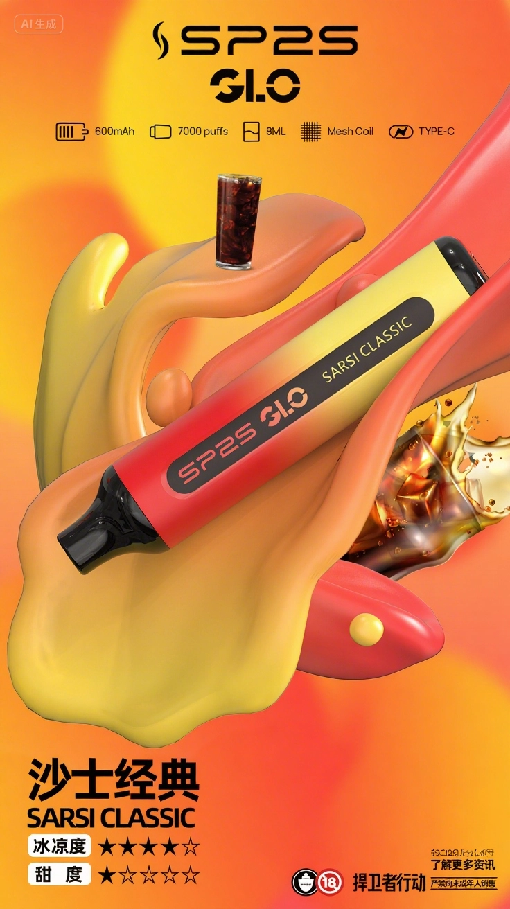 SP2S一次性電子煙-7000口拋棄式-思博瑞