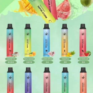 風暴5000口拋棄式-VAPOR STORM CF5000 發光一次性電子煙 