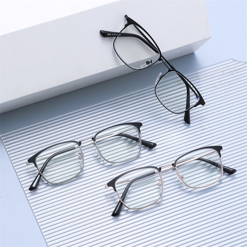 แว่นตาเก่าแบบกรอบใหญ่กันแสงสีน้ำเงินสำหรับธุรกิจ (สำหรับผู้ชายและผู้หญิง)