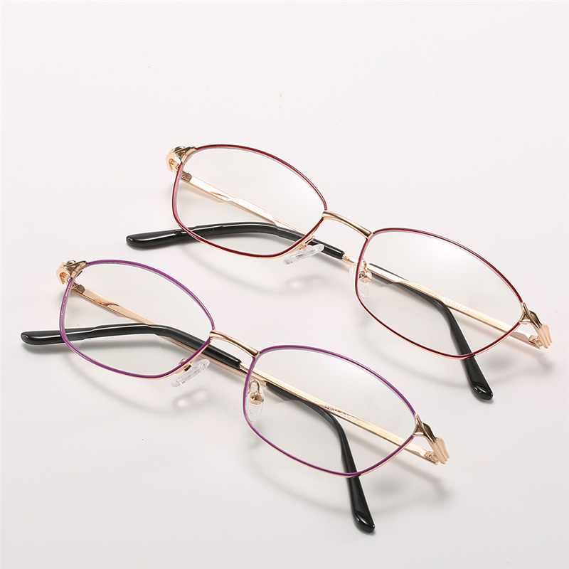 แว่นตาเก่าโลหะกันแสงสีน้ำเงิน (ใช้งานใกล้-ไกล)