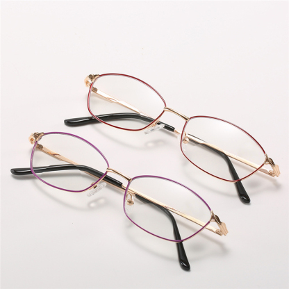 แว่นตาเก่าโลหะกันแสงสีน้ำเงิน (ใช้งานใกล้-ไกล)