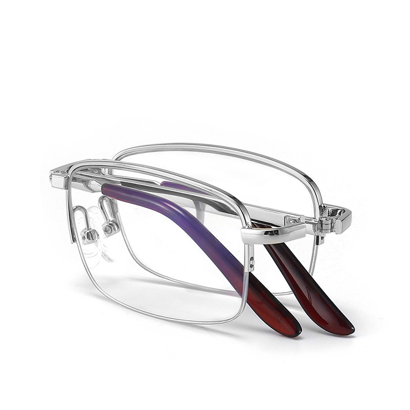 แว่นตาเก่าแบบพับได้กันแสงสีน้ำเงิน (แบบคลาสสิก)