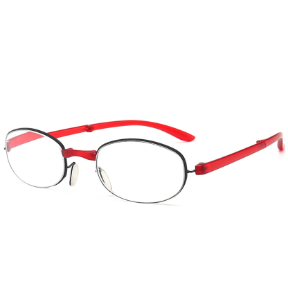 แว่นตาเก่าพับได้ปรับโฟกัสกันแสงสีน้ำเงิน (สำหรับผู้หญิง)