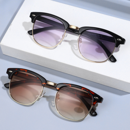 แว่นตาเก่าเลนส์โปรเกรสซีฟกันแสงยูวีและกันแสงสีน้ำเงิน