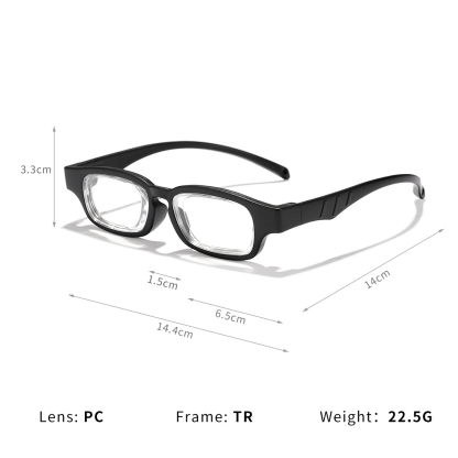 แว่นตาปรับองศา 100-400 องศา แบบรวมกัน สำหรับสายตายาว พร้อมฟังก์ชั่นป้องกันแสงสีฟ้า