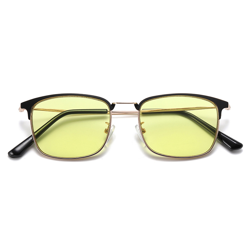 แว่นตาเก่าโลหะกันแสงสีน้ำเงินเปลี่ยนสี (หลายโฟกัส ใช้งานใกล้-กลาง-ไกล)