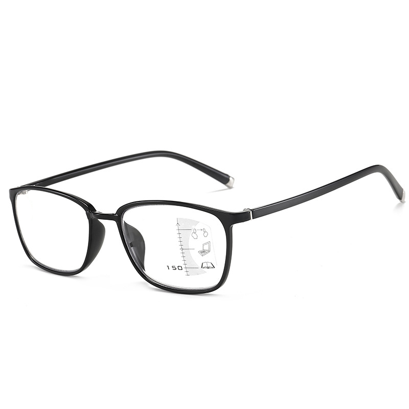 แว่นตาเก่าแบบหลายโฟกัสกันแสงสีน้ำเงิน TR90 น้ำหนักเบาพิเศษ