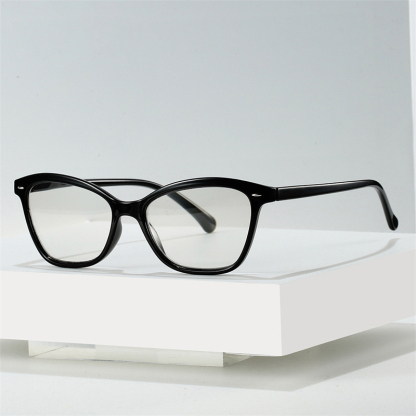 แว่นตาเก่าแฟชั่นแมวตาเปลี่ยนสี กันแสงสีน้ำเงิน