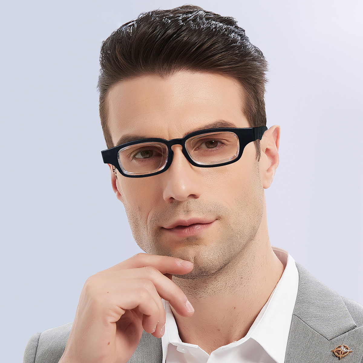 แว่นตาปรับองศา 100-400 องศา แบบรวมกัน สำหรับสายตายาว พร้อมฟังก์ชั่นป้องกันแสงสีฟ้า