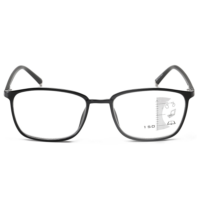 แว่นตาเก่าแบบหลายโฟกัสกันแสงสีน้ำเงิน TR90 น้ำหนักเบาพิเศษ